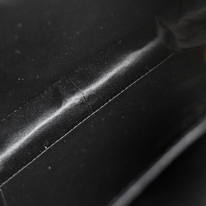 Chanel 1997-1999 Black Velvet Double Sided Turnlock Handbag