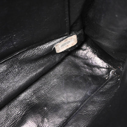 Chanel 1996-1997 Black Caviar Skin Camera Bag Small