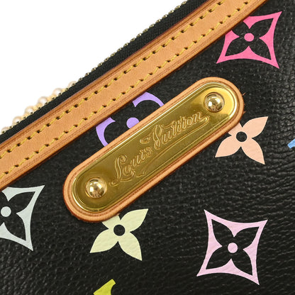 Louis Vuitton Black Multicolor Pochette Milla MM Handbag M60097