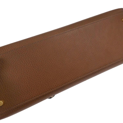 Hermes Noisette Ardennes Kelly 32 Sellier 2way Shoulder Handbag