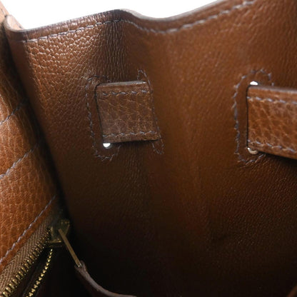 Hermes Noisette Ardennes Kelly 32 Sellier 2way Shoulder Handbag