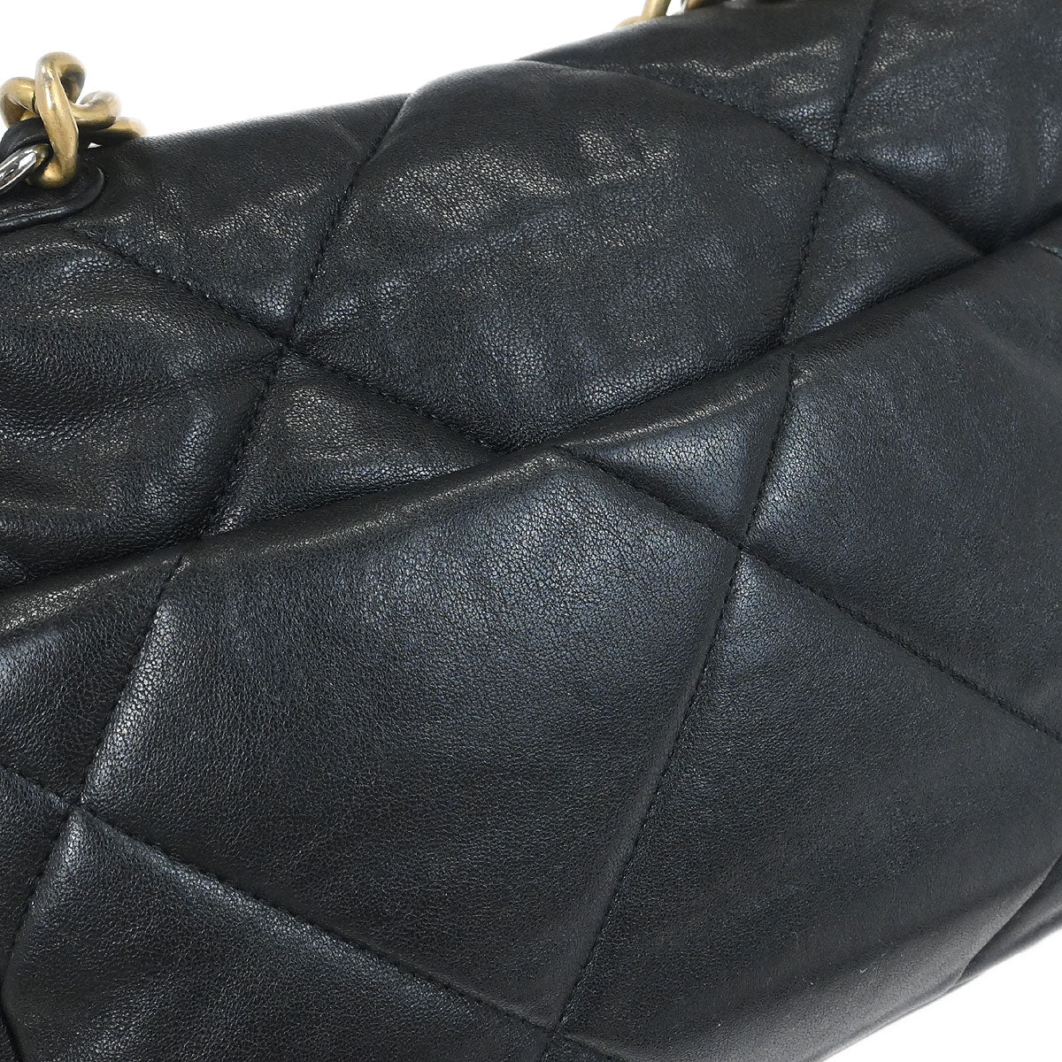 Chanel 2019 Black Calfskin Chanel 19 Dix-neuf 2way Handbag