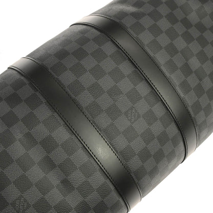 Louis Vuitton Damier Graphite Keepall Bandouliere 45 Duffle Bag N41418