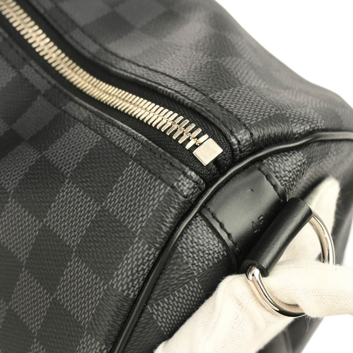 Louis Vuitton Damier Graphite Keepall Bandouliere 45 Duffle Bag N41418