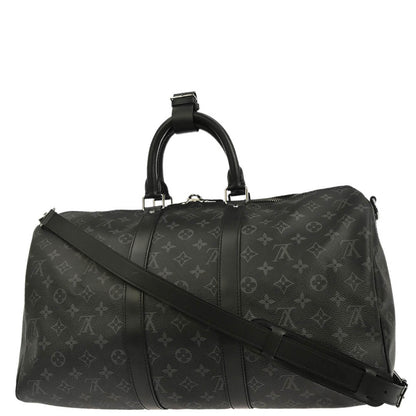 Louis Vuitton Monogram Eclipse Keepall Bandouliere 45 Duffle Bag M40569