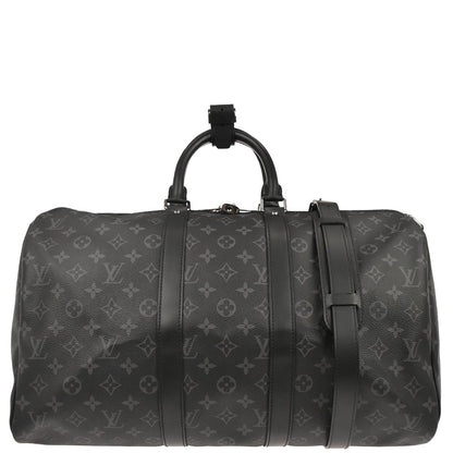 Louis Vuitton Monogram Eclipse Keepall Bandouliere 45 Duffle Bag M40569