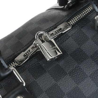 Louis Vuitton Damier Keepall Bandouliere 55 Duffle Handbag N41413