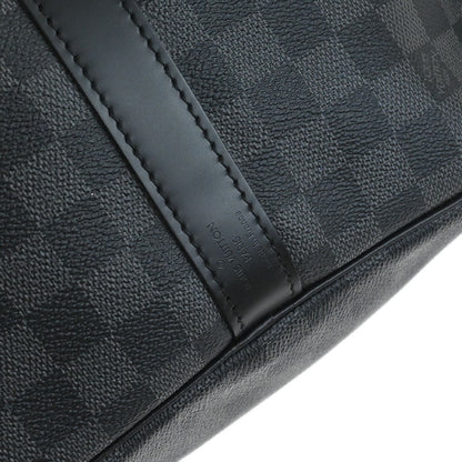 Louis Vuitton Damier Keepall Bandouliere 55 Duffle Handbag N41413