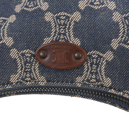 Celine Blue Denim Macadam Handbag