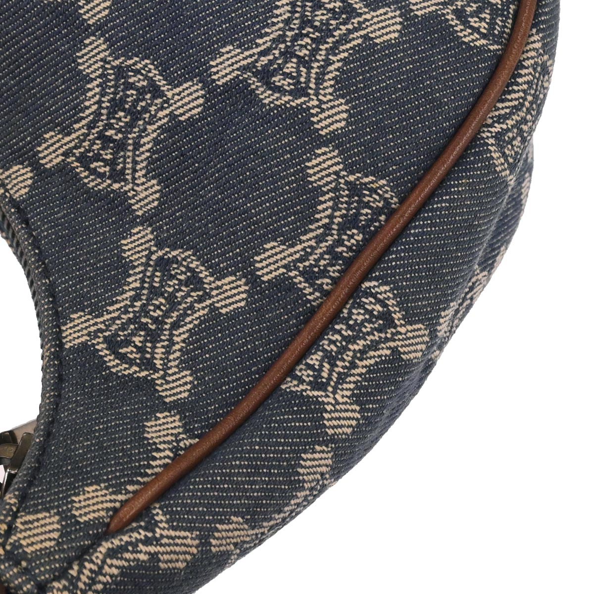 Celine Blue Denim Macadam Handbag