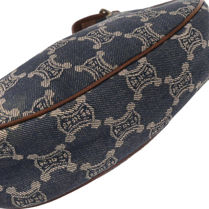 Celine Blue Denim Macadam Handbag