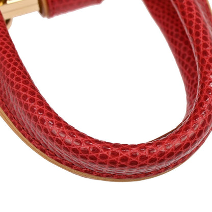Louis Vuitton *  Lizard Monogram Cherry Sac Fermoir MM M95003