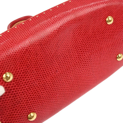 Louis Vuitton *  Lizard Monogram Cherry Sac Fermoir MM M95003