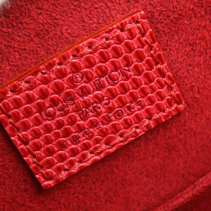 Louis Vuitton *  Lizard Monogram Cherry Sac Fermoir MM M95003