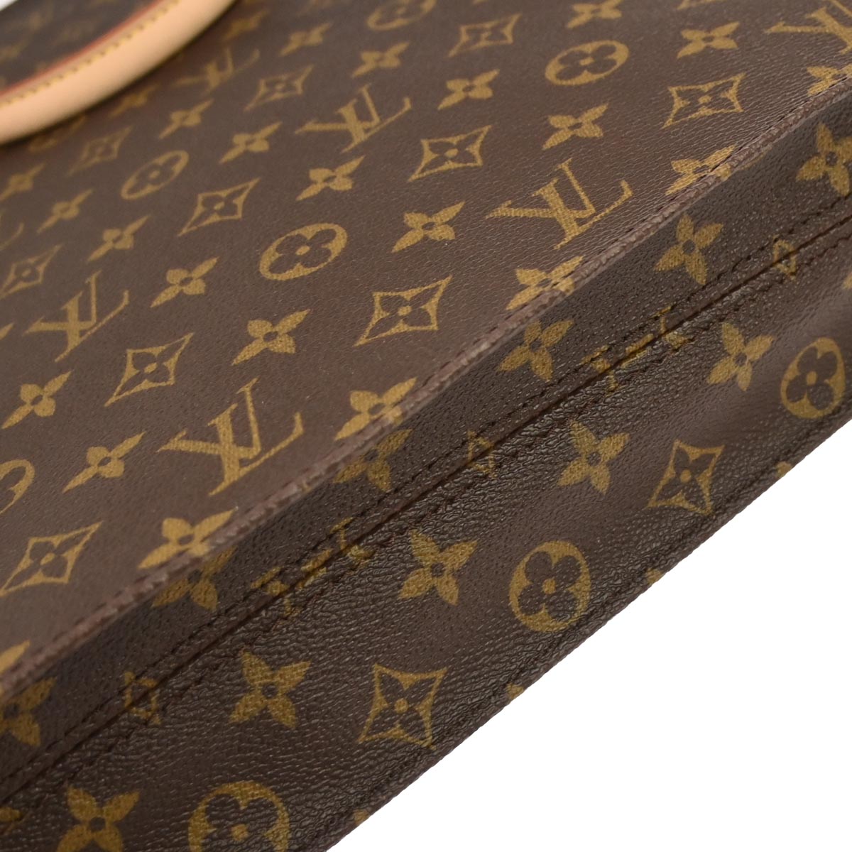 Louis Vuitton 2007 Monogram Sac Plat Tote Handbag M51140