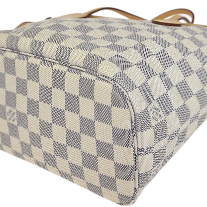 Louis Vuitton Damier Azur Neverfull NM PM Tote Handbag N41362
