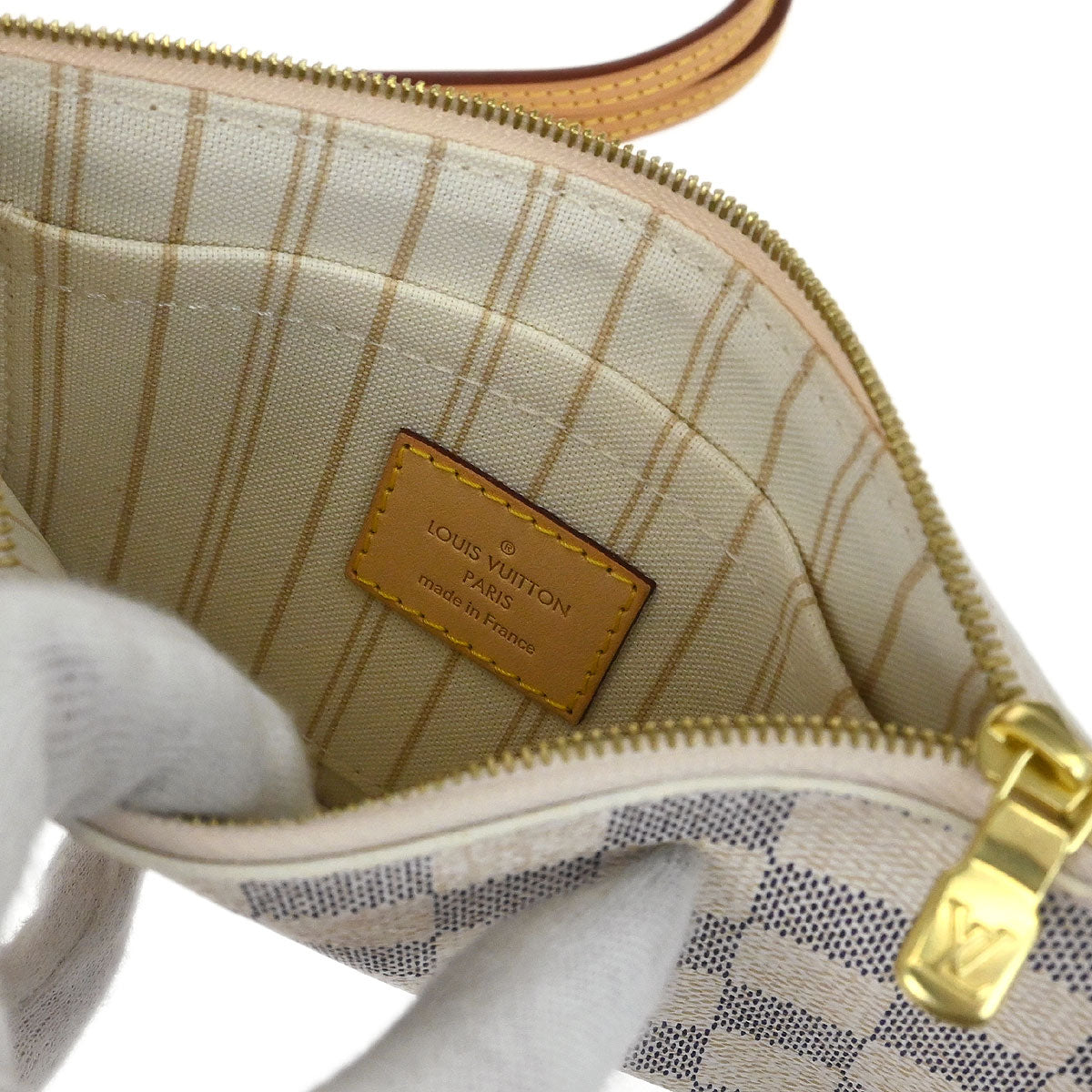 Louis Vuitton Damier Azur Neverfull NM PM Tote Handbag N41362