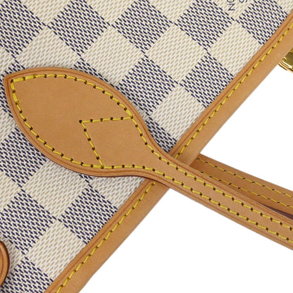 Louis Vuitton Damier Azur Neverfull NM PM Tote Handbag N41362