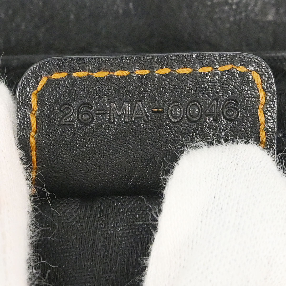 Christian Dior Black Gaucho Crossbody Bag