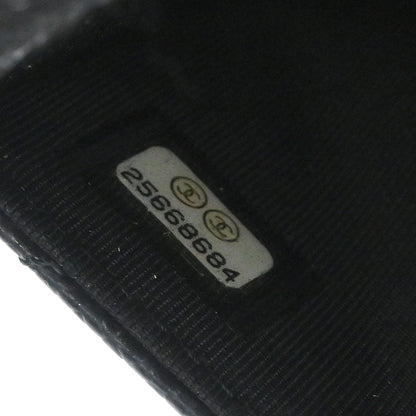 Chanel 2018 Black Caviar Skin Classic WOC Wallet on Chain Bag