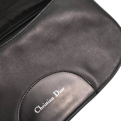 Christian Dior Black Brown Fur Malice Handbag