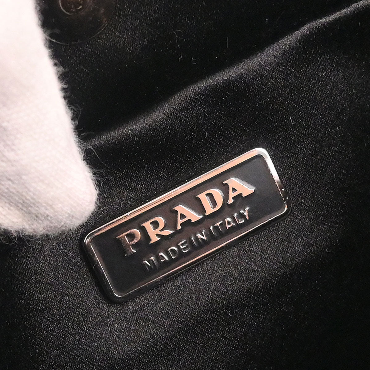 Prada Brown Dyed Kolinsky Fur Handbag