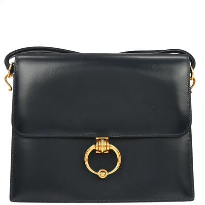 Hermes Blue Indigo Box Calf Sequana 22 Shoulder Bag