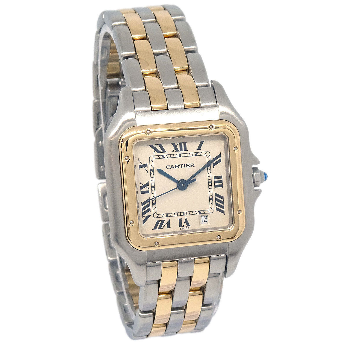 Cartier Panthere MM 2-Row Ref.183949 Quartz Watch 18KYG SS