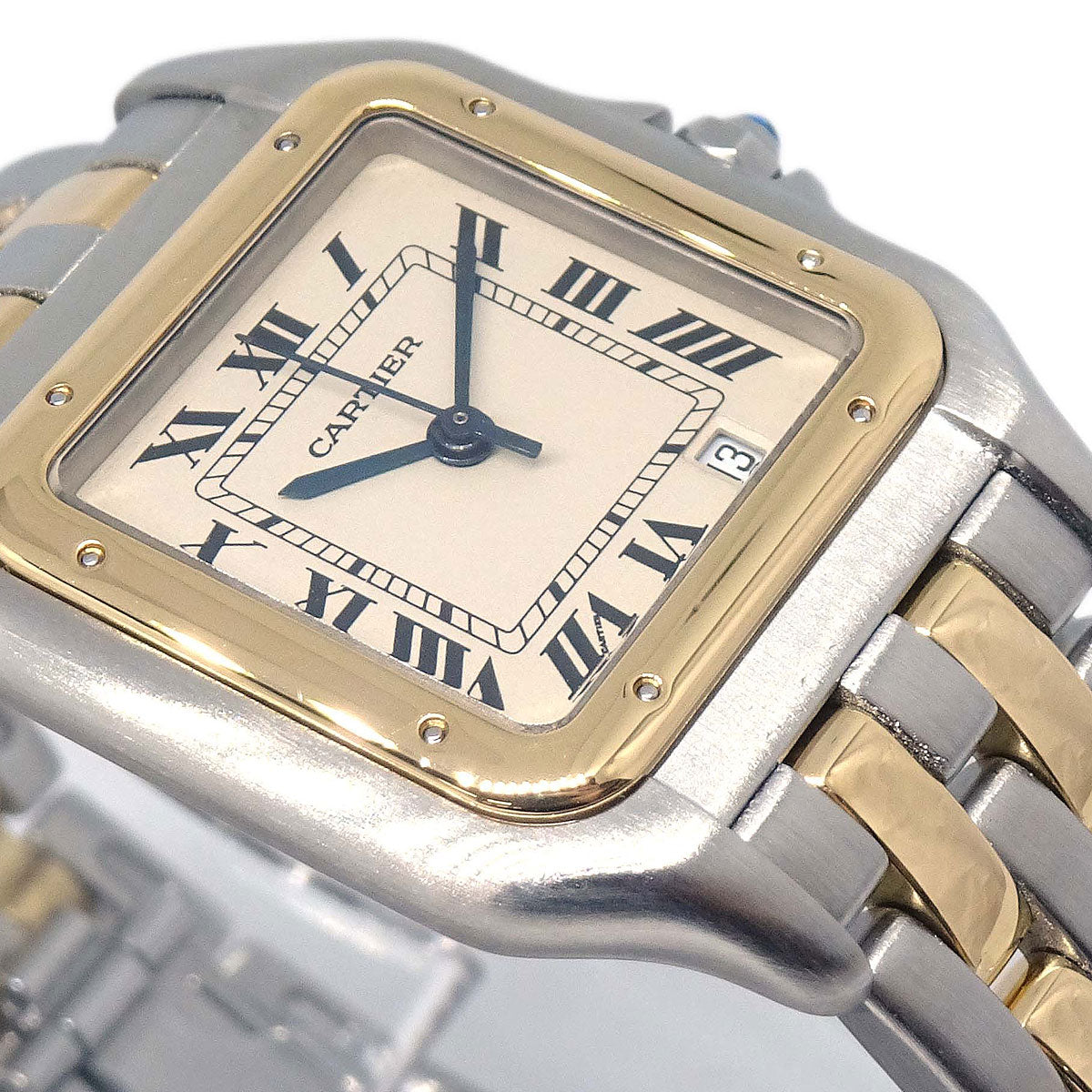 Cartier Panthere MM 2-Row Ref.183949 Quartz Watch 18KYG SS