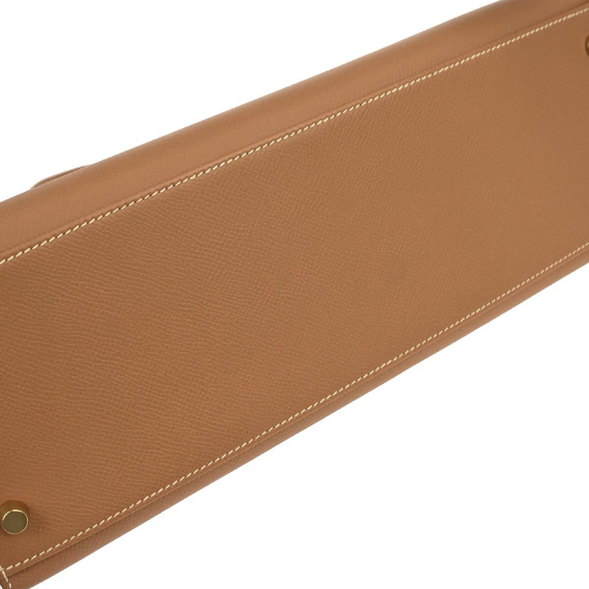 Hermes Natural Courchevel Kelly 32 Sellier 2way Shoulder Handbag