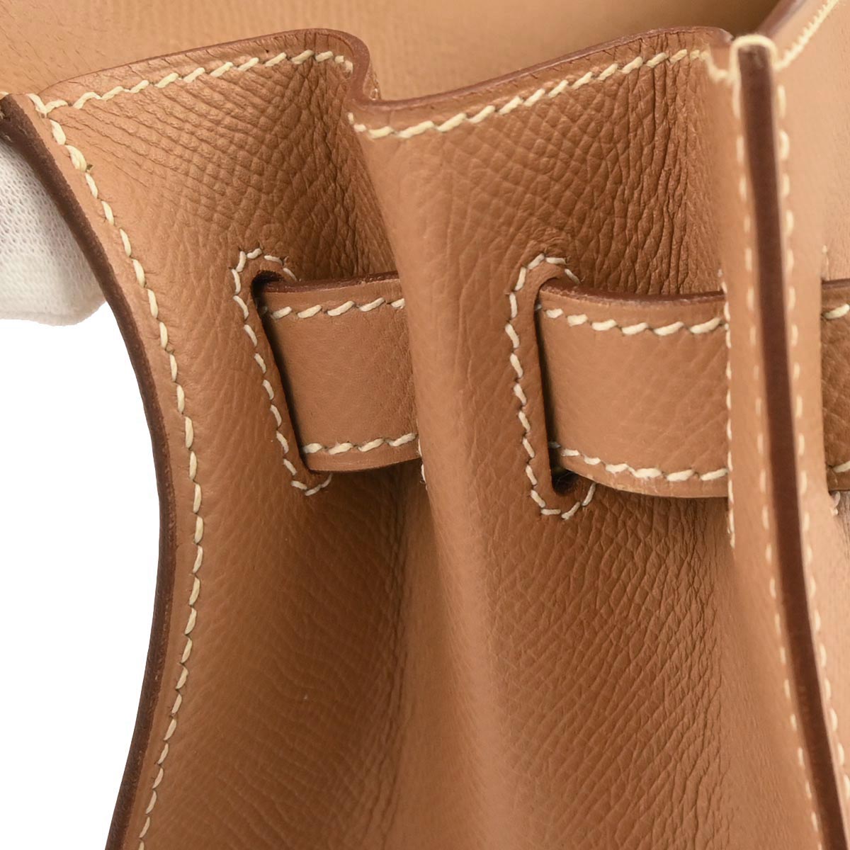 Hermes Natural Courchevel Kelly 32 Sellier 2way Shoulder Handbag