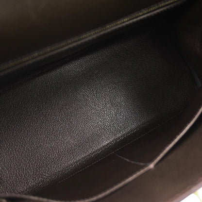 Hermes Cafe Box Calf Kelly 28 Retourne 2way Shoulder Handbag