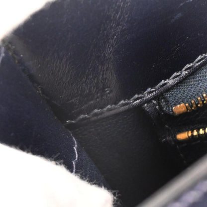 Hermes Navy Box Calf White Bus PM Tote Bag