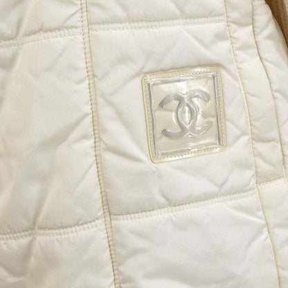 Chanel 2000 Sport Line Zip Up Coat White #38