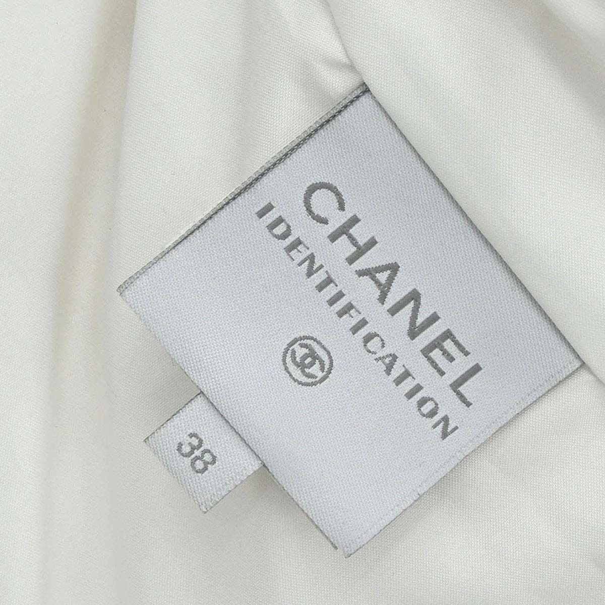 Chanel 2000 Sport Line Zip Up Coat White #38