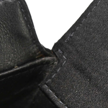 Chanel 2002-2003 Black Satin Vanity Shoulder Bag