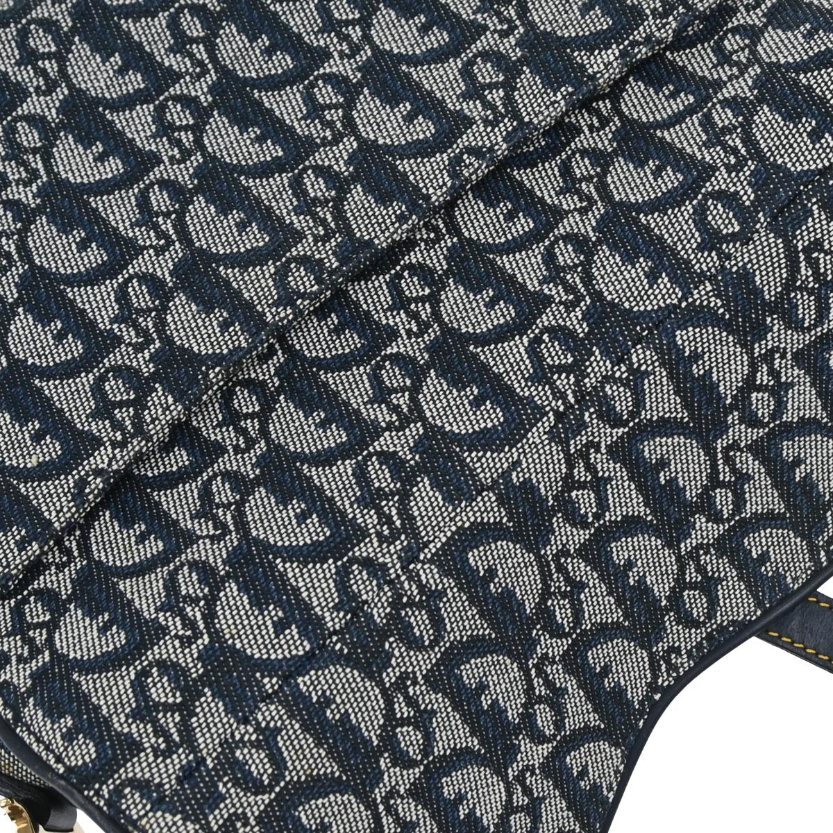 Christian Dior Navy Trotter Saddle Handbag