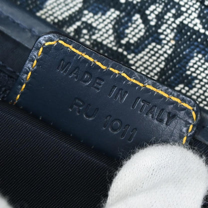 Christian Dior Navy Trotter Saddle Handbag