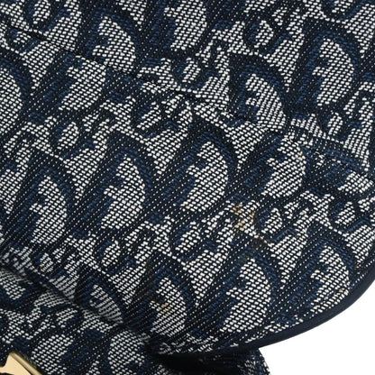 Christian Dior Navy Trotter Saddle Handbag