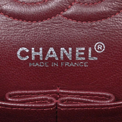 Chanel 2000-2002 Black Lambskin Small Classic Double Flap Shoulder Bag