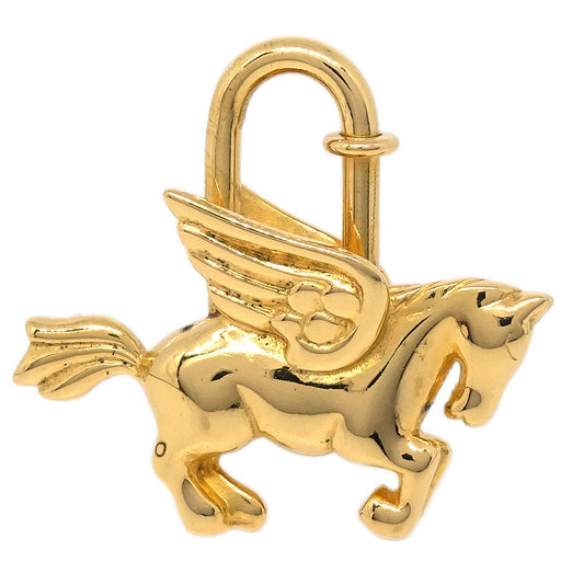 Hermes 1993 Le Cheval Pegasus Cadena Gold Small Good