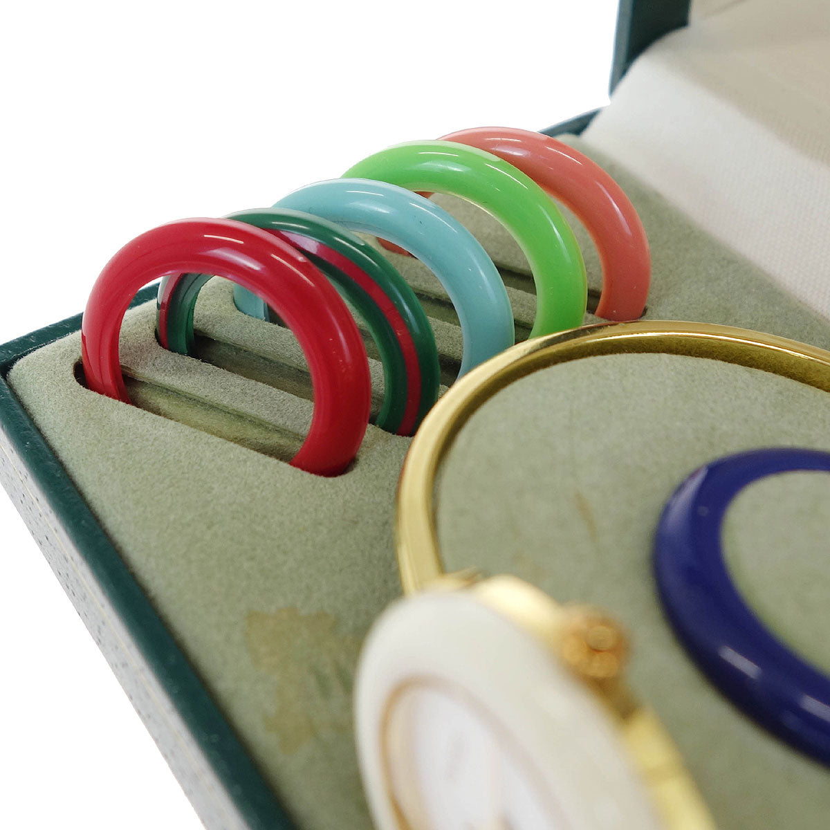 Gucci 1100-L Change Bezel Chameleon Quartz Watch SS