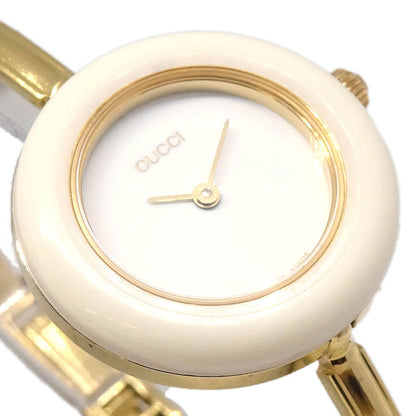 Gucci 1100-L Change Bezel Chameleon Quartz Watch SS