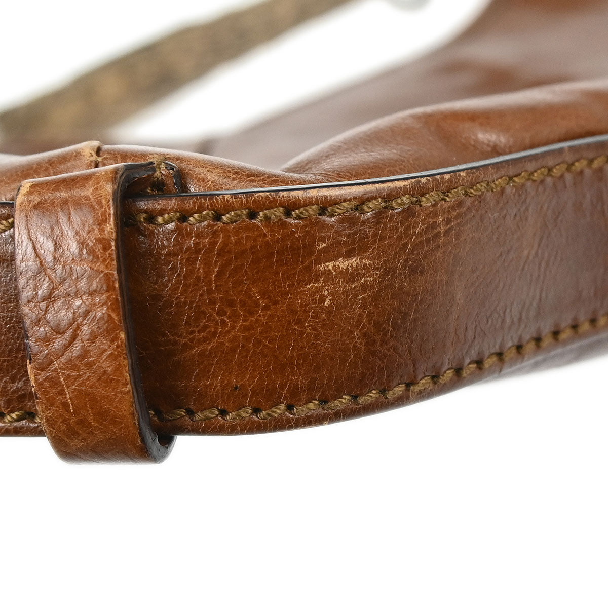 Yves Saint Laurent Brown Large Mombasa Handbag