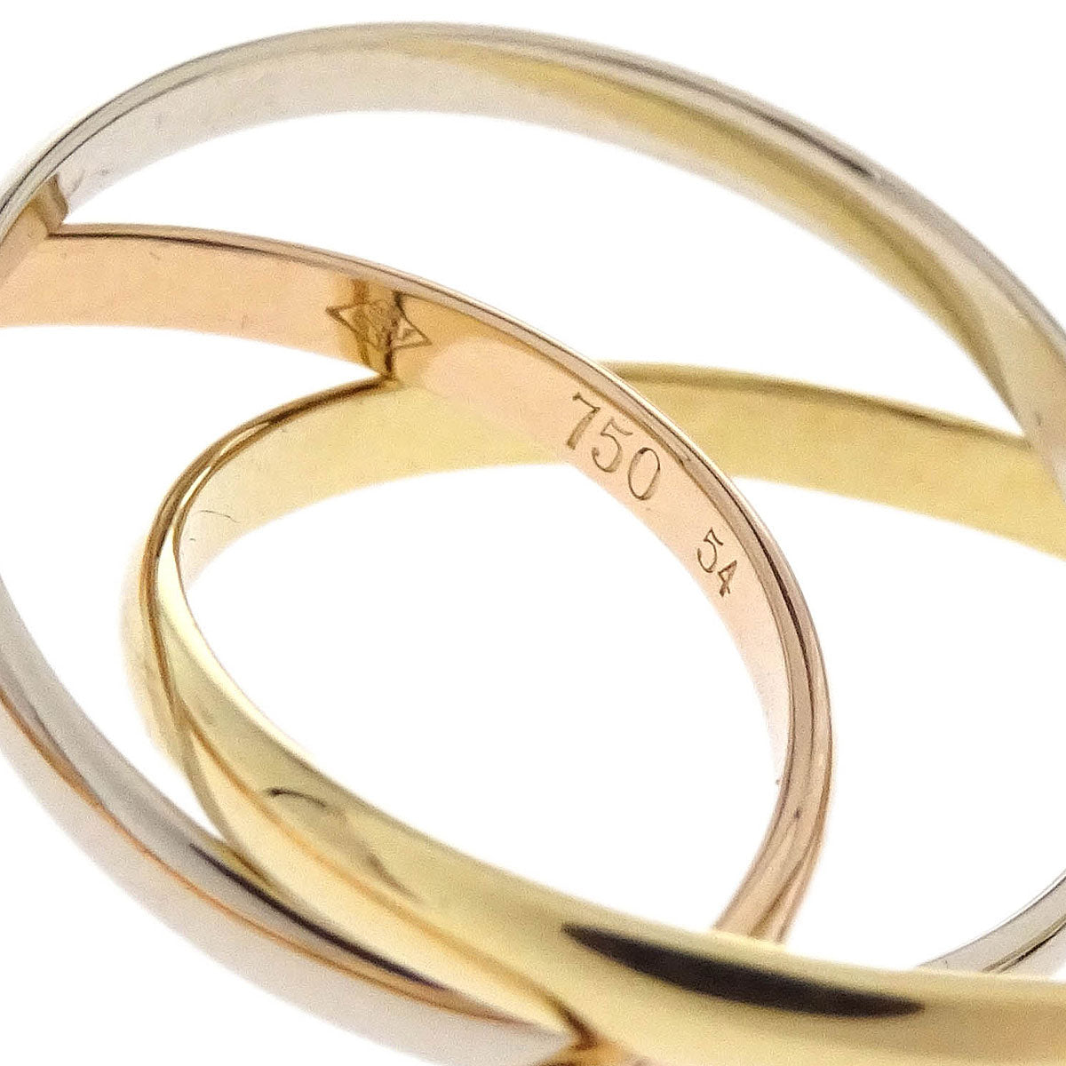 Cartier Must de Cartier Trinity XS Ring 750 A19100 #54 Jewelry