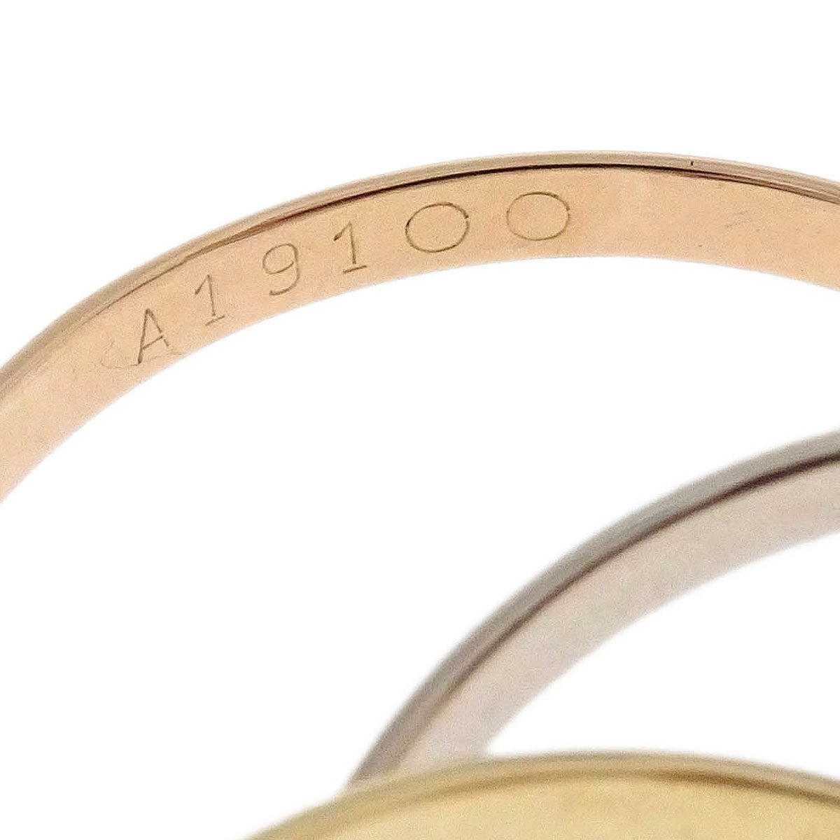 Cartier Must de Cartier Trinity XS Ring 750 A19100 #54 Jewelry