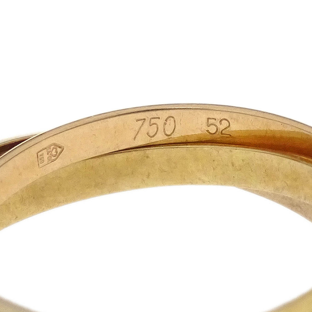 Cartier Must de Cartier Trinity XS Ring 750 O7581B #52 Jewelry