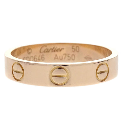 Cartier Mini Love Ring Au750 ED0646 #50 Jewelry