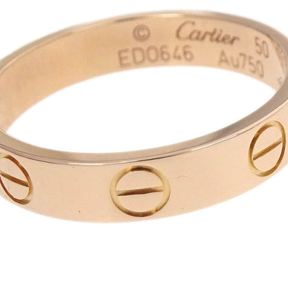 Cartier Mini Love Ring Au750 ED0646 #50 Jewelry