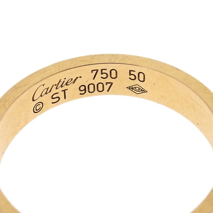 Cartier Mini Love Ring 750 ST9007 #50 Jewelry